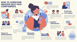 Man writing daily affirmations in a journal to boost confidence