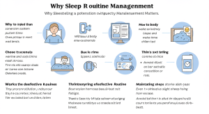 calm night routine supporting better sleep and relaxation