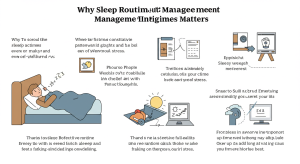 man reading book as part of nightly sleep routine management