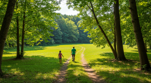 outdoor activities and mental health supported by yoga and meditation outdoors