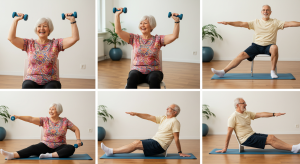 senior strength training with resistance bands