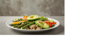 Lean protein sources such as fish and beans