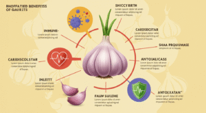 Roasted garlic spread rich in antioxidants