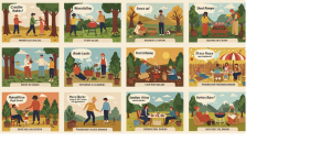 Person meditating outdoors for better mental health