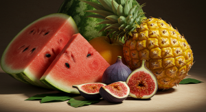 Variety of berries representing antioxidant power