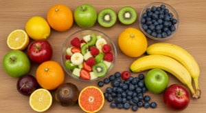 Fresh citrus fruits rich in vitamin C for immunity