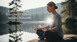 calm breathing exercise to relieve anxiety naturally