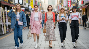 Korean women fashion and style