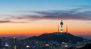Korean tourist attractions The Namsan Tower.