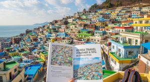 Gamcheon Culture Village colorful houses — Korea travel itinerary and tips Busan scene
